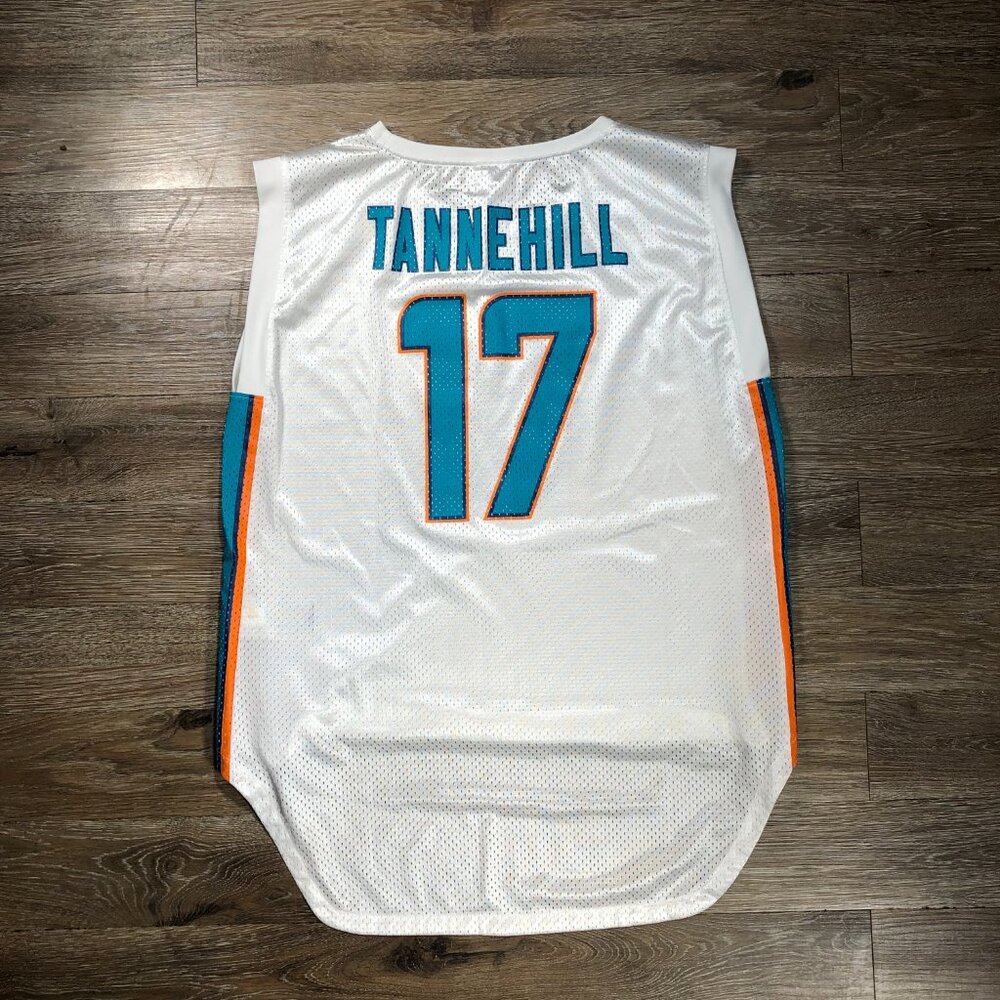 NFL Miami Dolphins Ryan Tannehill #17 Jersey Womens Large Nike White Sleeveless - Picture 2 of 6